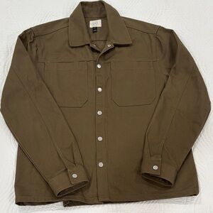 River Island Men's Brown Denim Trucker/Shirt Jacket